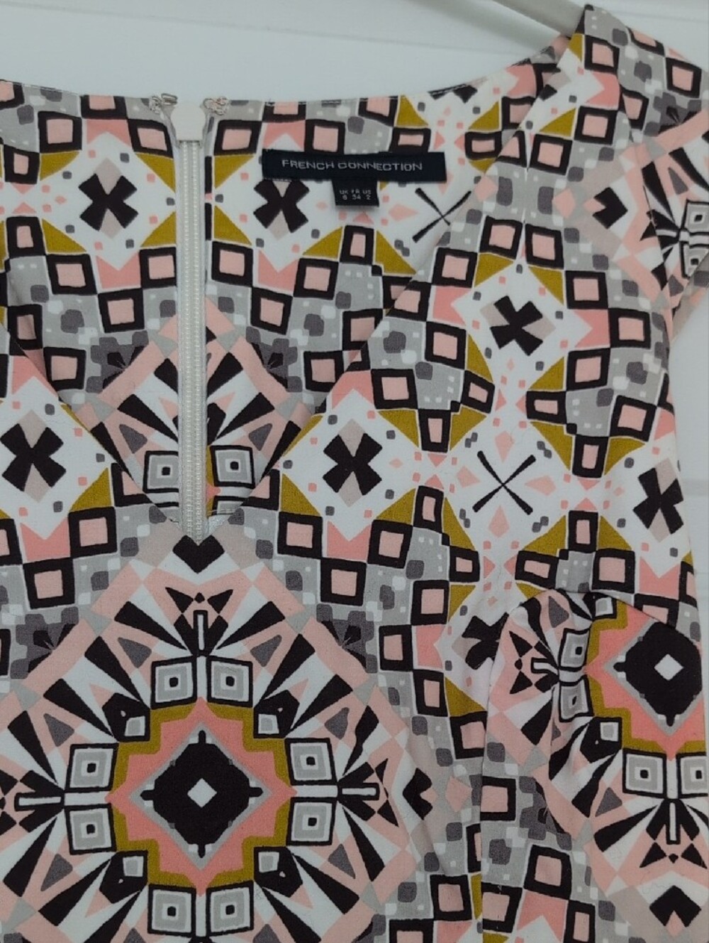 French Connection Geometric Pattern Dress - Picture 3 of 4